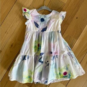 Watercolor Floral Dress